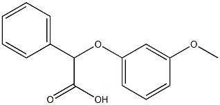 2-(3-methoxyphenoxy)-2-phenylacetic acid