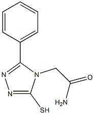 2-(3-phenyl-5-sulfanyl-4H-1,2,4-triazol-4-yl)acetamide