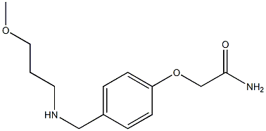 2-(4-{[(3-methoxypropyl)amino]methyl}phenoxy)acetamide