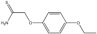 2-(4-ethoxyphenoxy)ethanethioamide Structure