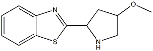 2-(4-methoxypyrrolidin-2-yl)-1,3-benzothiazole Structure