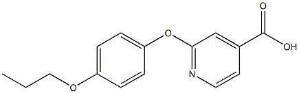 2-(4-propoxyphenoxy)pyridine-4-carboxylic acid