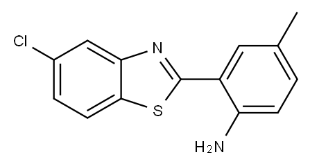 2-(5-chloro-1,3-benzothiazol-2-yl)-4-methylaniline Structure