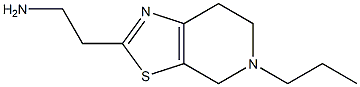 2-(5-propyl-4,5,6,7-tetrahydro[1,3]thiazolo[5,4-c]pyridin-2-yl)ethanamine 结构式