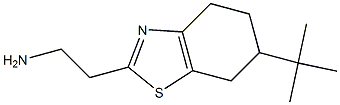 2-(6-tert-butyl-4,5,6,7-tetrahydro-1,3-benzothiazol-2-yl)ethanamine Struktur