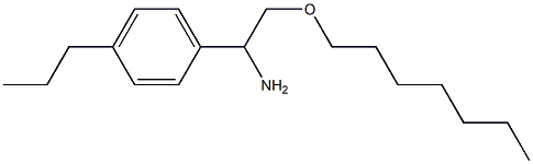 2-(heptyloxy)-1-(4-propylphenyl)ethan-1-amine|