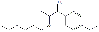 2-(hexyloxy)-1-(4-methoxyphenyl)propan-1-amine Structure