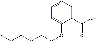 2-(hexyloxy)benzoic acid 结构式