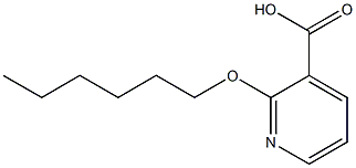 2-(hexyloxy)pyridine-3-carboxylic acid 结构式