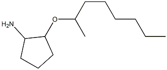 2-(octan-2-yloxy)cyclopentan-1-amine Structure