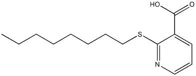 2-(octylsulfanyl)pyridine-3-carboxylic acid