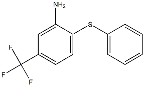 2-(phenylsulfanyl)-5-(trifluoromethyl)aniline Struktur