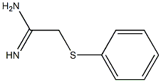 2-(phenylsulfanyl)ethanimidamide Structure