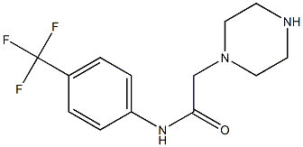 2-(piperazin-1-yl)-N-[4-(trifluoromethyl)phenyl]acetamide|