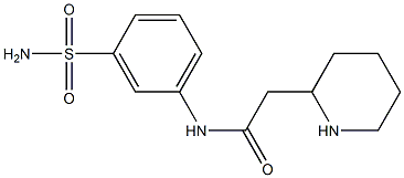2-(piperidin-2-yl)-N-(3-sulfamoylphenyl)acetamide