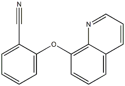 2-(quinolin-8-yloxy)benzonitrile Structure