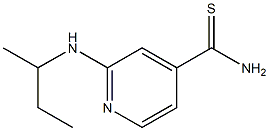 2-(sec-butylamino)pyridine-4-carbothioamide Structure