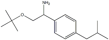 2-(tert-butoxy)-1-[4-(2-methylpropyl)phenyl]ethan-1-amine Struktur