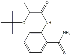 2-(tert-butoxy)-N-(2-carbamothioylphenyl)propanamide Struktur