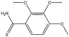 2,3,4-trimethoxybenzenecarbothioamide Structure