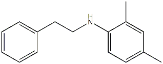 2,4-dimethyl-N-(2-phenylethyl)aniline Structure