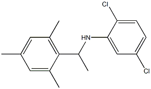 2,5-dichloro-N-[1-(2,4,6-trimethylphenyl)ethyl]aniline|