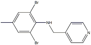 2,6-dibromo-4-methyl-N-(pyridin-4-ylmethyl)aniline