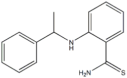 2-[(1-phenylethyl)amino]benzene-1-carbothioamide,,结构式
