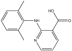 2-[(2,6-dimethylphenyl)amino]pyridine-3-carboxylic acid Structure