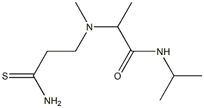 2-[(2-carbamothioylethyl)(methyl)amino]-N-(propan-2-yl)propanamide