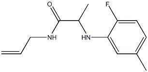 2-[(2-fluoro-5-methylphenyl)amino]-N-(prop-2-en-1-yl)propanamide|