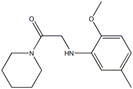 2-[(2-methoxy-5-methylphenyl)amino]-1-(piperidin-1-yl)ethan-1-one