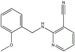 2-[(2-methoxybenzyl)amino]nicotinonitrile Structure