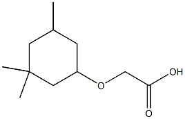 2-[(3,3,5-trimethylcyclohexyl)oxy]acetic acid Structure