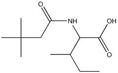 2-[(3,3-dimethylbutanoyl)amino]-3-methylpentanoic acid