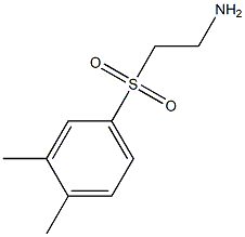 2-[(3,4-dimethylphenyl)sulfonyl]ethanamine Structure