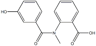 2-[(3-hydroxybenzoyl)(methyl)amino]benzoic acid