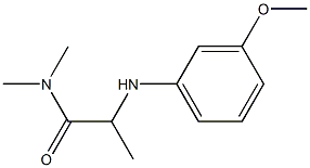 2-[(3-methoxyphenyl)amino]-N,N-dimethylpropanamide
