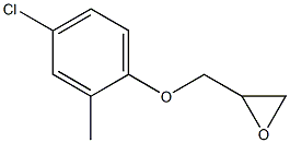 2-[(4-chloro-2-methylphenoxy)methyl]oxirane Structure