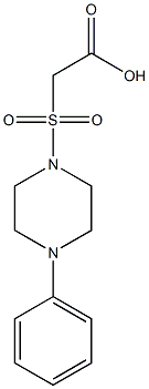 2-[(4-phenylpiperazine-1-)sulfonyl]acetic acid
