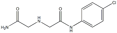 2-[(carbamoylmethyl)amino]-N-(4-chlorophenyl)acetamide