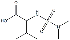 2-[(dimethylsulfamoyl)amino]-3-methylbutanoic acid Structure