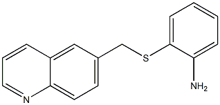 2-[(quinolin-6-ylmethyl)sulfanyl]aniline Structure