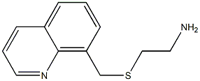 2-[(quinolin-8-ylmethyl)sulfanyl]ethan-1-amine Structure