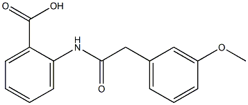 2-[2-(3-methoxyphenyl)acetamido]benzoic acid