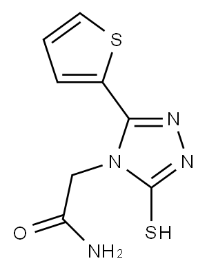 2-[3-sulfanyl-5-(thiophen-2-yl)-4H-1,2,4-triazol-4-yl]acetamide