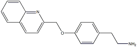 2-[4-(quinolin-2-ylmethoxy)phenyl]ethan-1-amine