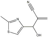 2-[hydroxy(2-methyl-1,3-thiazol-4-yl)methyl]prop-2-enenitrile