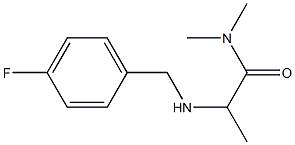 2-{[(4-fluorophenyl)methyl]amino}-N,N-dimethylpropanamide|