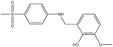 2-{[(4-methanesulfonylphenyl)amino]methyl}-6-methoxyphenol